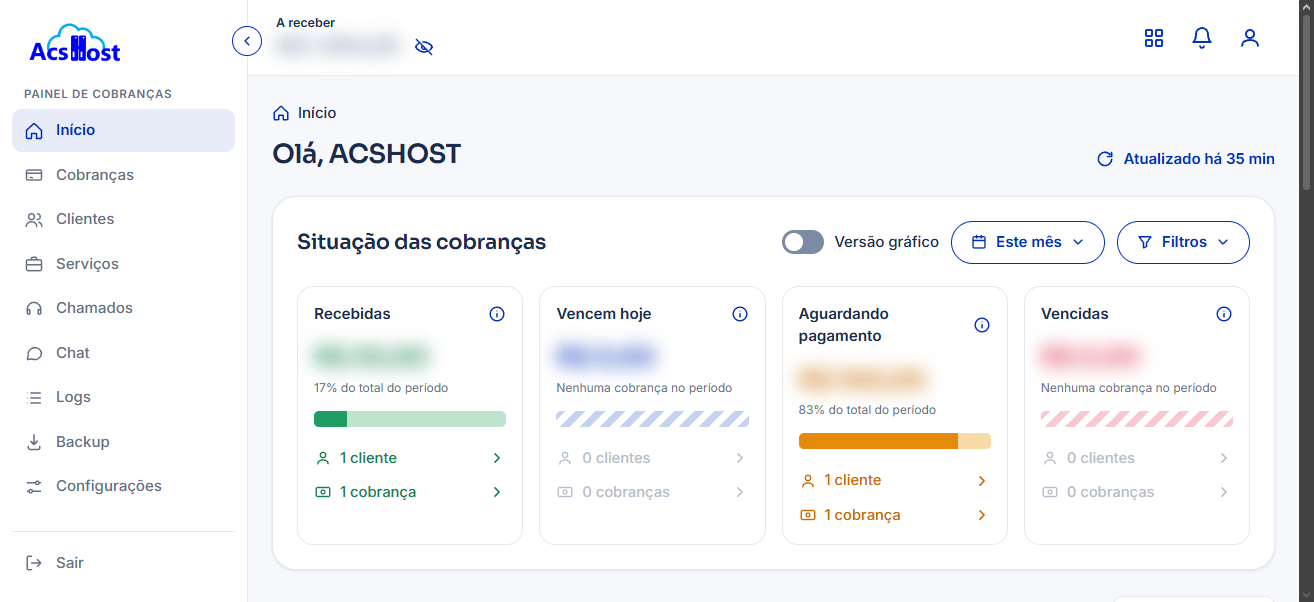 CRM de Cobranças e Gestão Financeira em PHP
