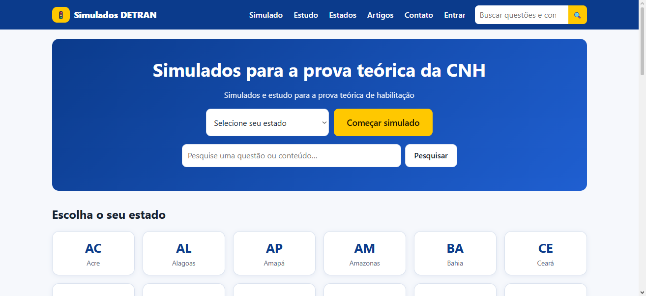 Script de Simulado DETRAN em PHP: monte seu portal de estudos para a CNH