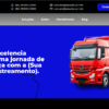 Landing Page para empresa de rastreamento veícular ou monitoramento azul