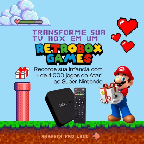 Pack Transforme sua TV Box em Video Game Retro