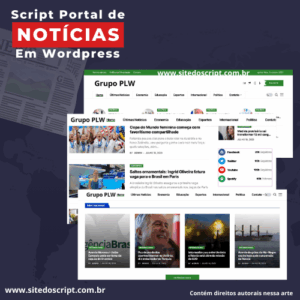 Script WordPress Web News – Portal de Notícias Completo